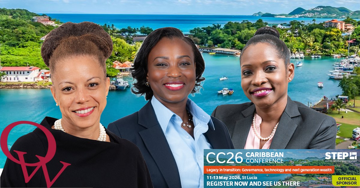 ONealWebsterBVI's tweet photo. O’Neal Webster is attending!
OW Managing Partner Vanessa King and OW attorneys Asha Johnson-Willins and Akita Alexander-Mercer are attending the 2026 STEP Caribbean Conference on beautiful St. Lucia May 11-13. Will you be there too?
See you there!
#STEPEvents #CC26 https://t.co/d5c0JXeHCE