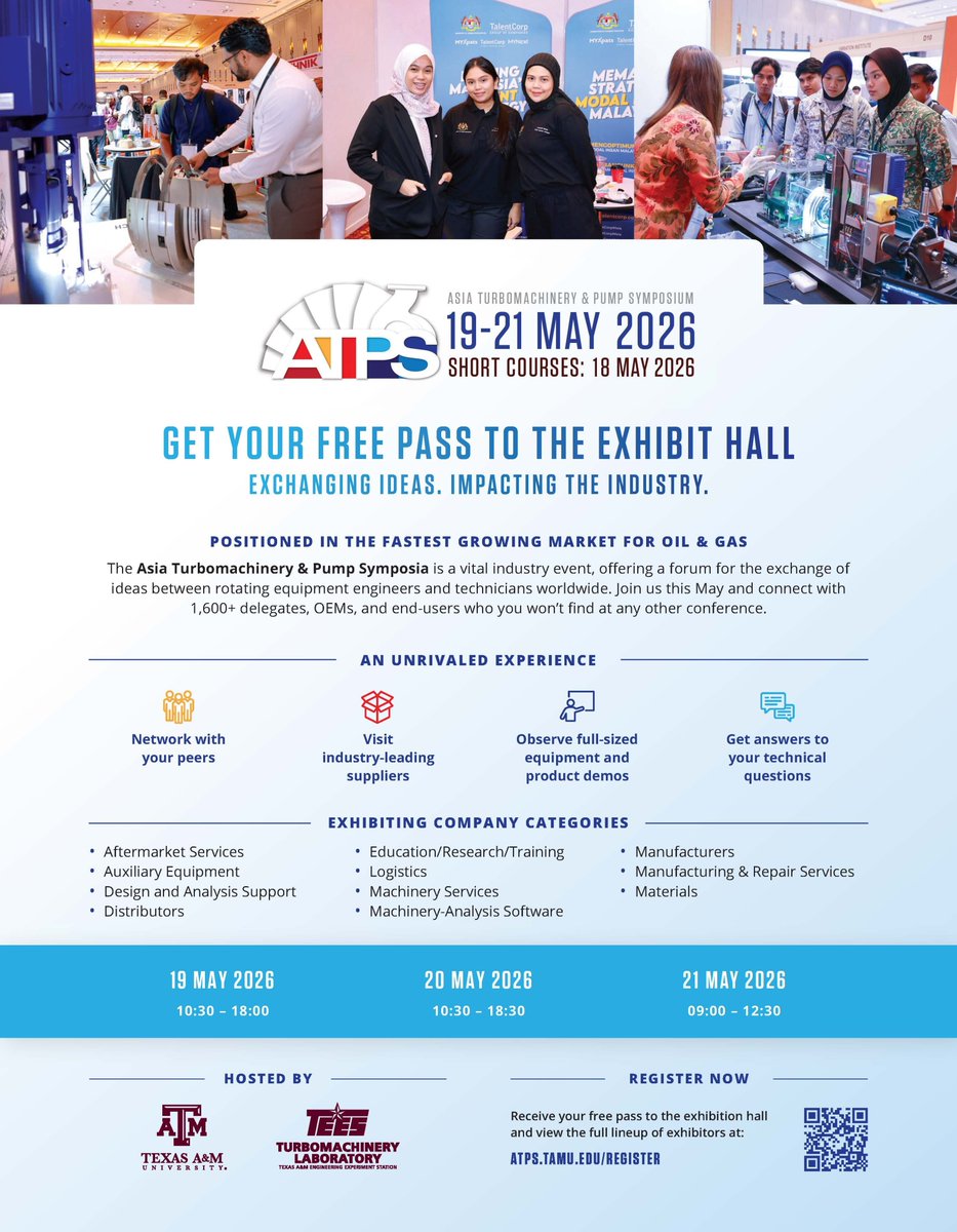 Asia Turbomachinery & Pump Symposium tweet media