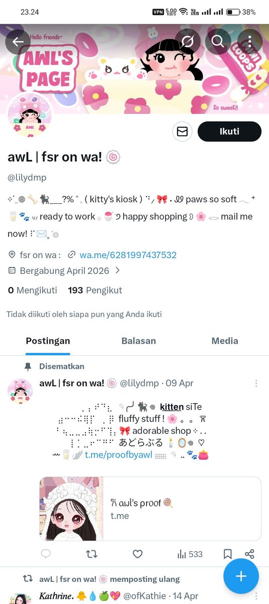 awl || fsr on wa! 🍬 tweet media