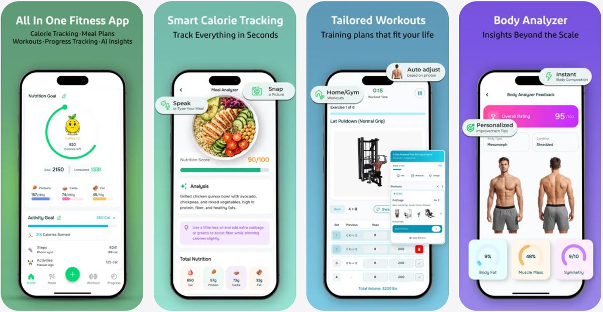 Hightechholic's tweet image. Health &amp;amp; Fitness App of the Week: Calorii

Read More: hightechholic.com/2026/04/health…
for IOS: apps.apple.com/mk/app/calorii…
for Android: play.google.com/store/apps/det…
website: calorii.com

#AllInOneFitness #FitnessApp #MealPlannerForIPhone #WorkoutPlannerForIPhone #IOS