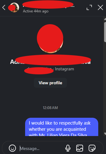 Caio's mom tweet media