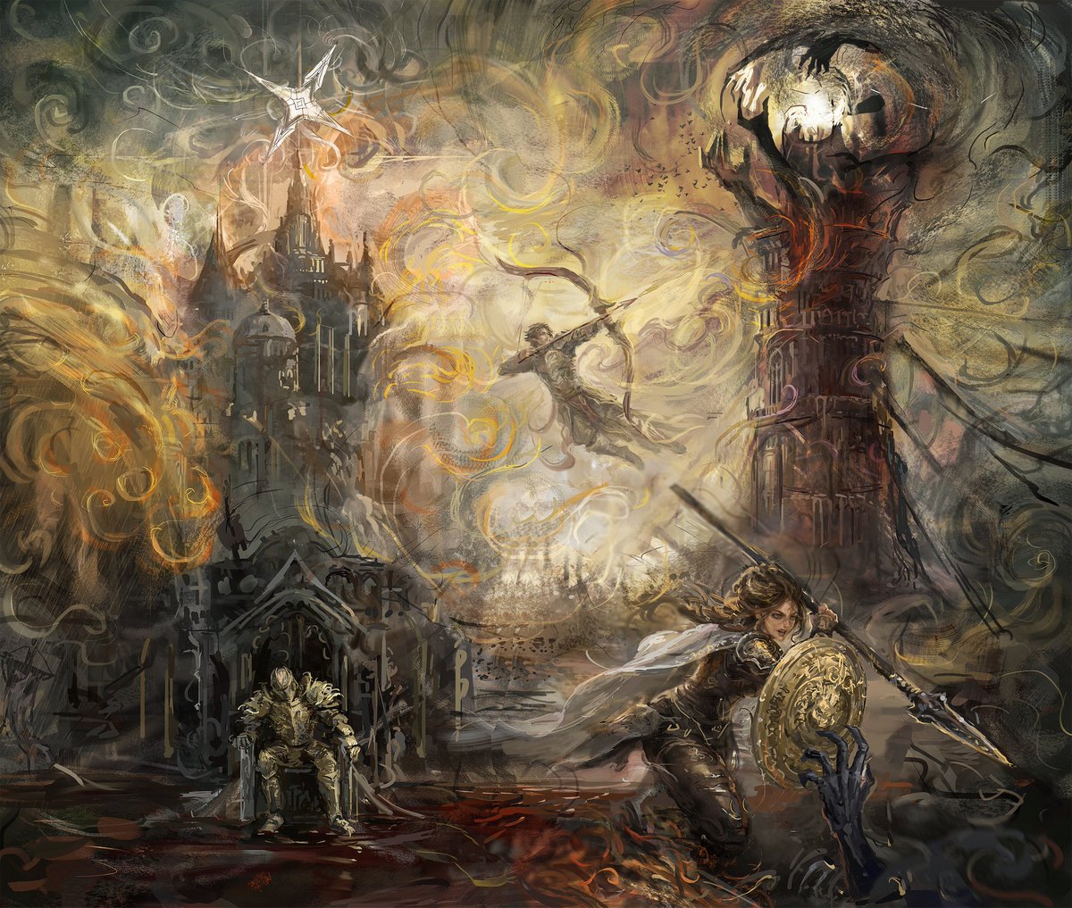 SHADOW SLAVE OFFICIAL ILLUSTRATION - CASSIE'S VISION