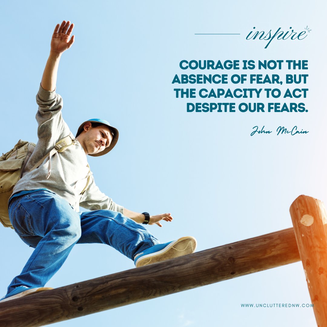 unclutterednw's tweet image. Remember, it’s not about being fearless. It’s about embracing the challenge and pushing through. Keep going, even when it’s tough!
.
.
.
#quotes #inspire #organizedhome #uncluttered #bellevue #homeorganizer #professionalorganizer #homeorganizing #declutter