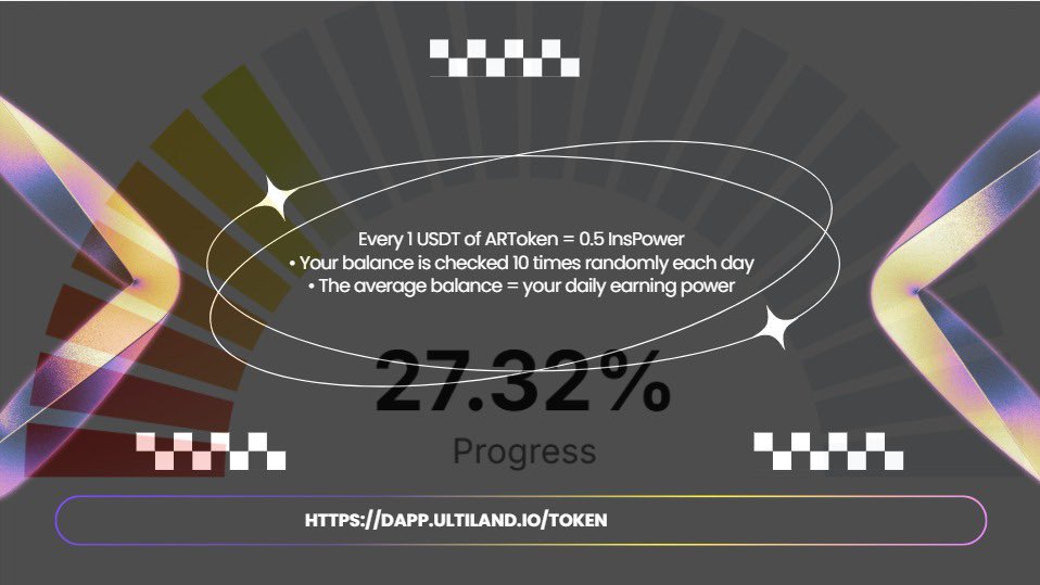 maria73578's tweet image. 🚀 Earn Daily by Holding ARToken – Passive Income Made Simple

Did you know you don’t need to trade actively to earn in the Ultiland ecosystem?

💡 Just hold ARToken and start earning rewards daily.

Visit dapp for more: dapp.ultiland.io
#new #ultiland #artx