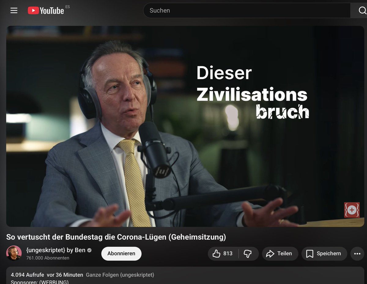 2,5 Stunden Prof. Homburg — zu Gast bei Ben.

Leute wie ich, die seine Arbeit sehr genau verfolgen, werden vermutlich nicht viel Neues hören. Aber damit es die erreicht, die es erreichen sollte, interagiere ich für den Algorithmus um solche Interviews zu pushen…