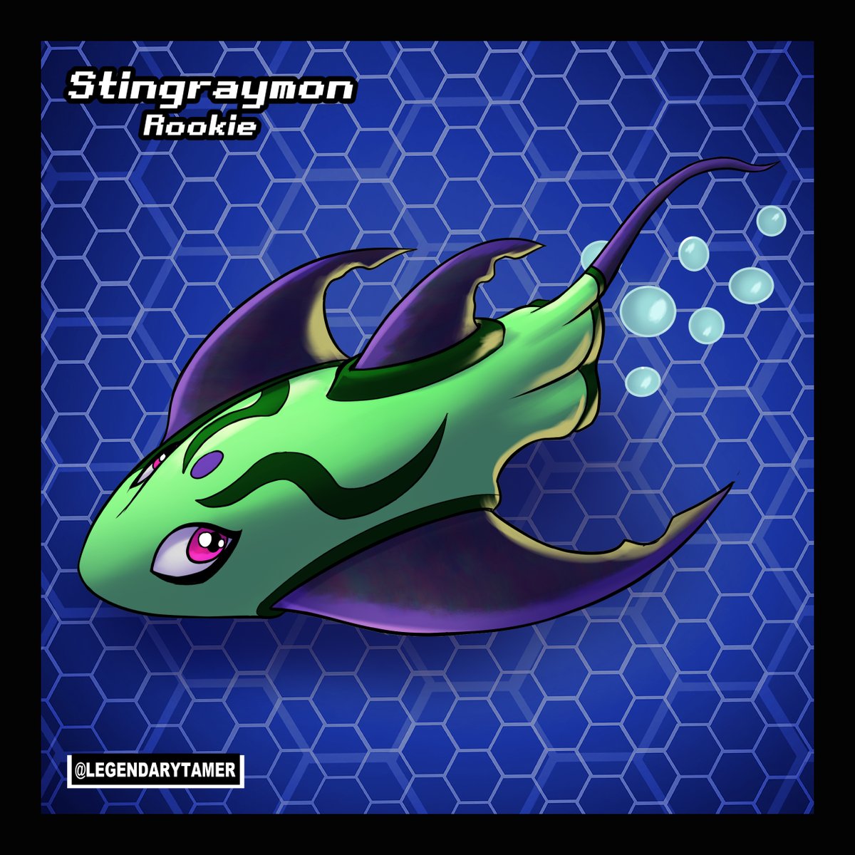 Legendarytamer1's tweet photo. Stingraymon - Rookie for Stingray line

Full line inspired by stingrays 

The next one is official, but Perfect + Mega are gonna be original… and yeah, this line gets REALLY cool!

#digimoncon #Digimon #Digimonoc https://t.co/5KgcOaSjvS