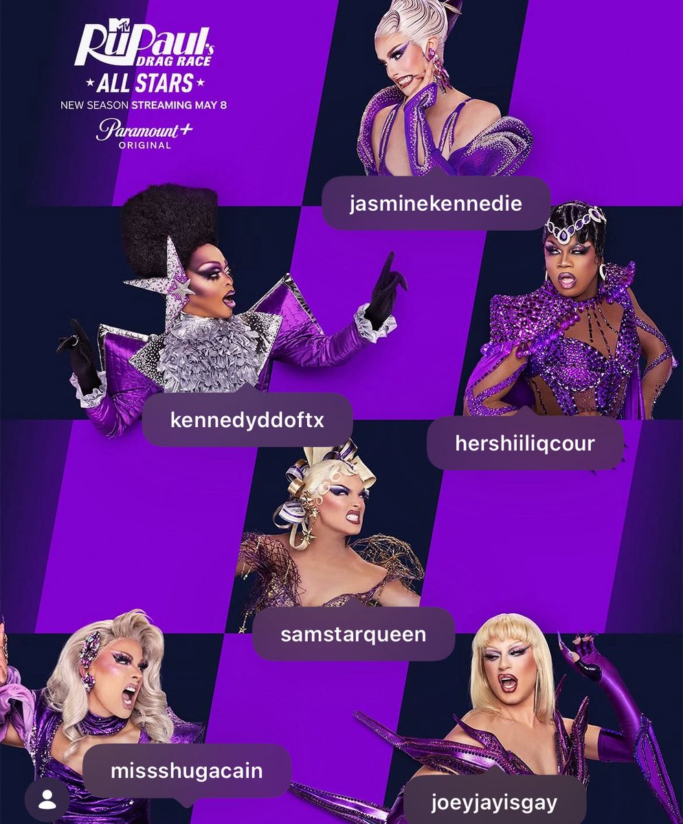 el TREMENDO CAST que se mandó rupaul para #AllStars11 MUDO!!!