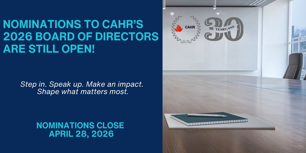 CAHR: Canadian Assoc. for Healthcare Reimbursement tweet media