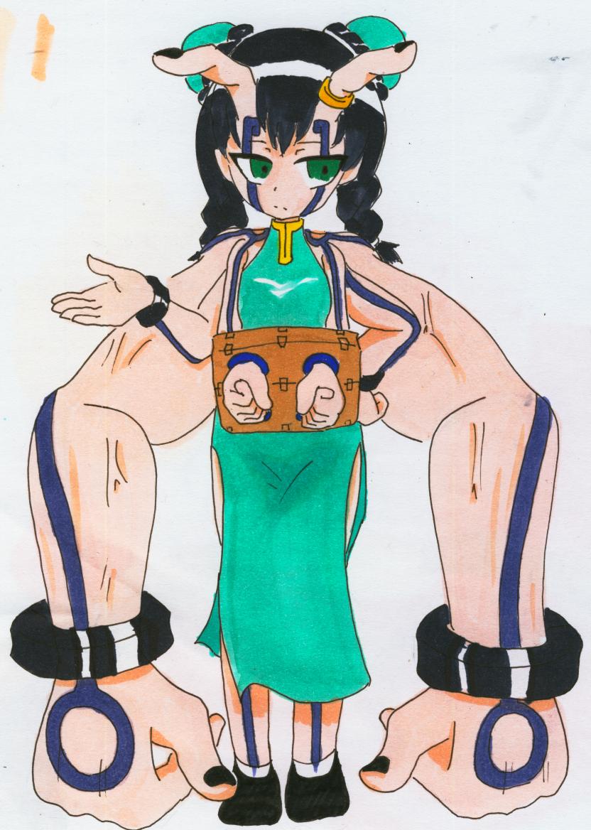 唐突にTRPGで使ってるPCを晒そうのコーナー
ナナ=ヨウ(鋼鉄のユグドラシル)
グリゴリシリーズのクローン兵だったが能力に覚醒し市民権を得たものの能力が暴走し異形になってしまったため兵士以下の奴隷へ堕ちた悲劇から感情を抱くのを諦めてしまった少女
スヴァルトアルフの者の命令なら何でも聞く 