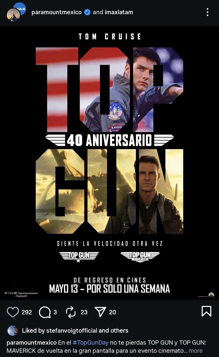 RodMafud's tweet photo. Oigan @Cinepolis y @Cinemex... Ya lo anunció @ParamountMexico. Uds a qué hora o qué? https://t.co/JwzRgWRpuY