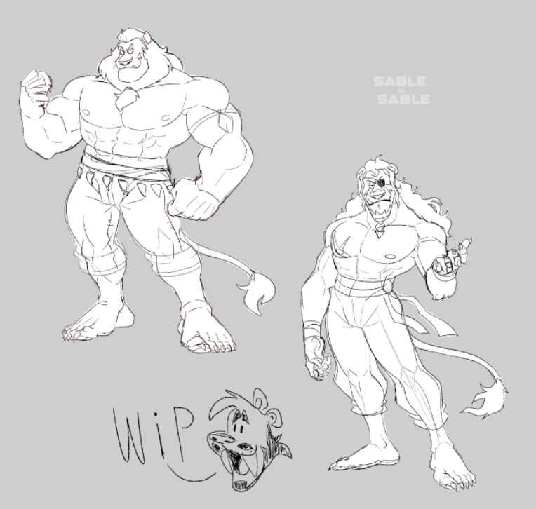 SableElSable's tweet image. finishing up the final details in the sketch for the final section on Daniel's ancestors #wip