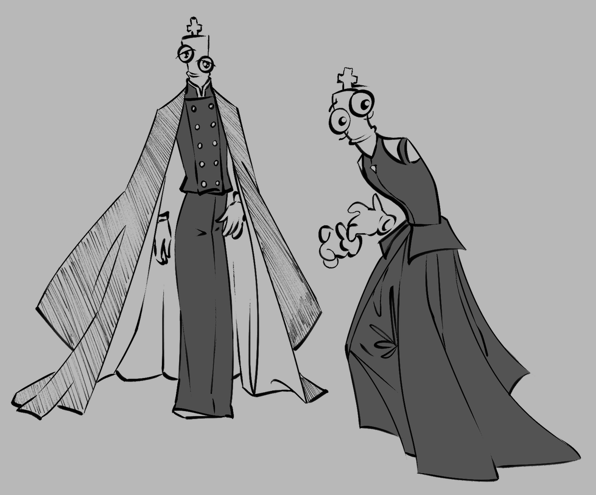 knotlines's tweet photo. Using TADC characters to practice clothing and test out brushes 🔥

#tadc https://t.co/hE34CCGuQq