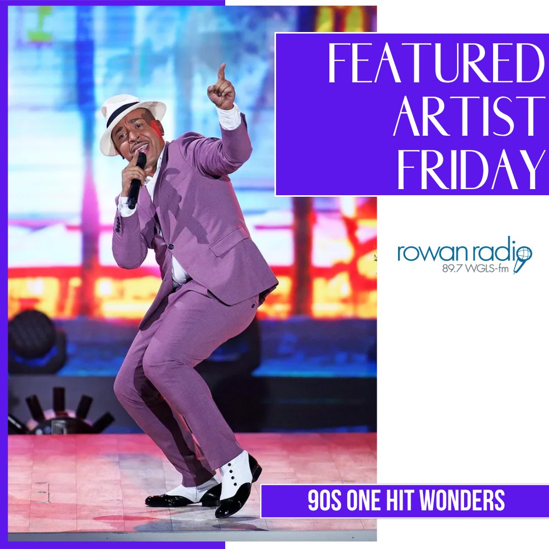 RowanRadio's tweet photo. From Deep Blue Something to Lou Bega and more this Featured Artist Friday includes 90s one hit wonders!

Tune in this Friday, April 24, only on Rowan Radio 89.7 WGLS-FM! https://t.co/YJ4DiYPHhC