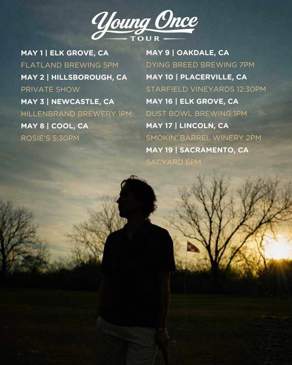 derekjmusic's tweet photo. Pumped to be back in my home state playing some acoustic shows this May! See y'all out there #livemusic #california #norcal #cencal https://t.co/KUKoONBlLW