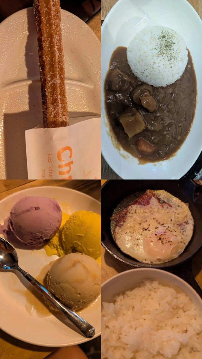 miu_revolution's tweet photo. 今日もありがとうございますた！！！
素敵なお料理たち
ベーコンエッグは自分で焼いた https://t.co/uRyKf4Nt3O