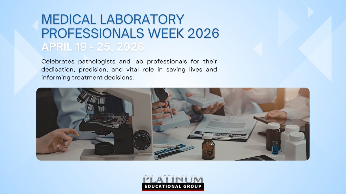 PlatinumEdGroup's tweet image. Thank you to all Medical Laboratory Professionals for your expertise, precision, &amp;amp; dedication every day. You make a real difference in every diagnosis, treatment, and patient outcome. Grateful for all you do to keep care moving forward with excellence and heart.  #Lab4life