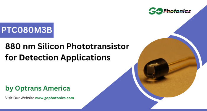 gophotonics's tweet image. The PTC080M3B from Optrans America delivers fast, sensitive light detection for applications like automation, object sensing, and optical switching.

Learn more - ow.ly/SmvW50YNU7B

#Phototransistor #Optoelectronics #MachineVision #OpticalSensing