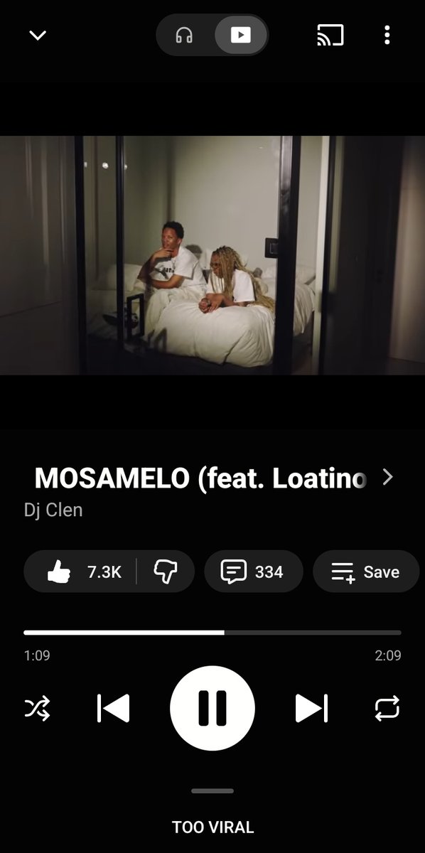 C_ypru_s's tweet photo. ‘MOSAMELO’ by Dj Clen ft Loatinover Pounds is approaching 1 million plays on YouTube Music.✨📀 https://t.co/1mBcSNnMWV