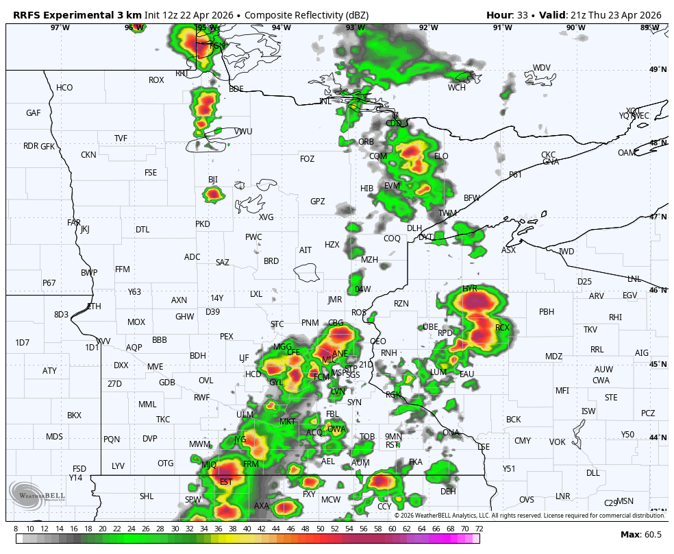 damian_natzel's tweet image. I think the 2% tor risk from the SPC, is a good call for tomorrow across MN and WI. 
Enough spin below 1km, plus a low LCL
I think if storm interactions can stay minimal, a tornado wouldn't surprise me. #mnwx #wiwx.