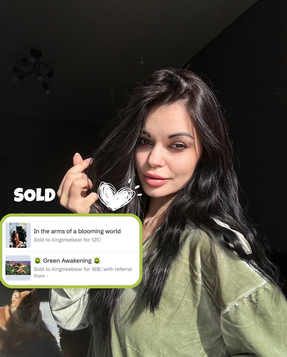 nochevnayaa's tweet photo. SOLD 😭

I can’t describe what I feel now 🥹 I’m so glad, so happy 😭 my favorite works have found a home 🤍🙏🏻
incredible person @KingTreeBear thank you a million times 🙏🏻
I am eternally grateful to you 🤍 I’m happy that my works find a place in your beautiful soul

your Love ☀️ https://t.co/gr0wEAUtn5