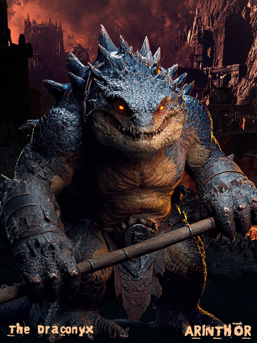 Illustrator0one's tweet image. The Draconyx are towering alien war-beasts, their cold intelligence matched only by a savage, unrelenting ferocity. Each hulking warrior advances with grim purpose, a bio-mechanical force of destruction bred for endless conquest and war. 

#horror #creepy #warriors