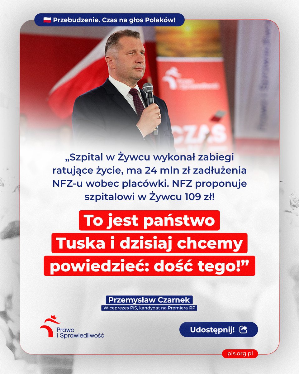 Prawo i Sprawiedliwość tweet media