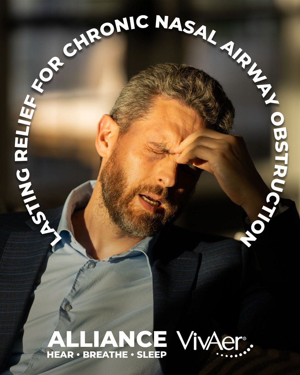allianceent_wi's tweet image. Having trouble #nose-breathing but getting only temporary success with nasal sprays and decongestants? You may be one of the millions living with nasal airway obstruction. Now, lasting relief is possible with #VivAer®.

Visit our website to learn more:
🔗 Link in bio

#Breathing
