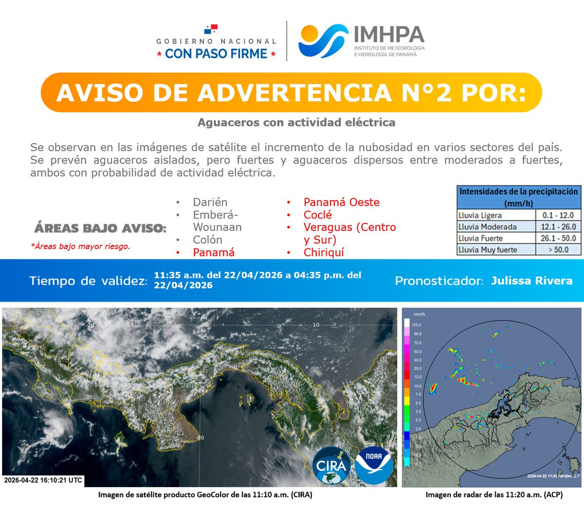imhpapma's tweet photo. 📣 Aviso de Advertencia https://t.co/9B3IFhnMHY
