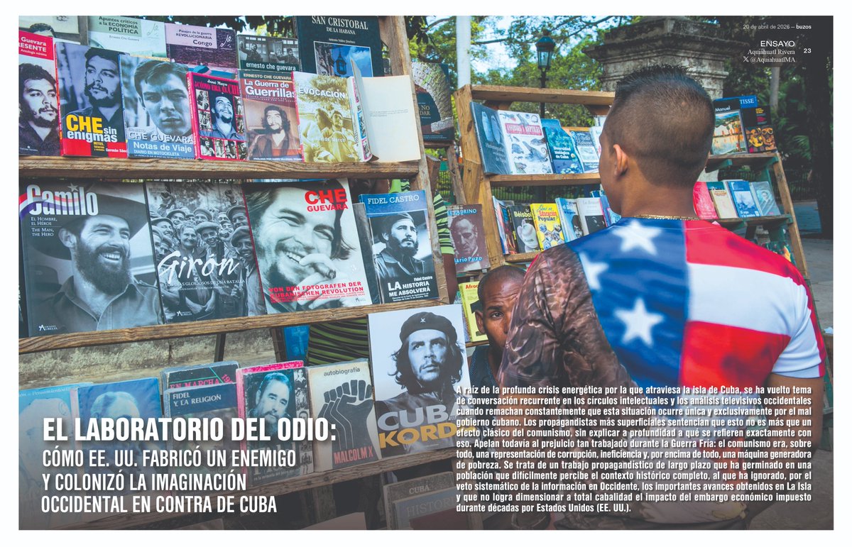 🔴#buzos | El laboratorio del odio: cómo EE. UU. fabricó un enemigo y colonizó la imaginación occidental en contra de Cuba 

Para comprender la virulenta campaña, es necesario remontarse a 1959. 🇺🇸🇨🇺

Lee más: buzos.com.mx/noticia/el-lab…