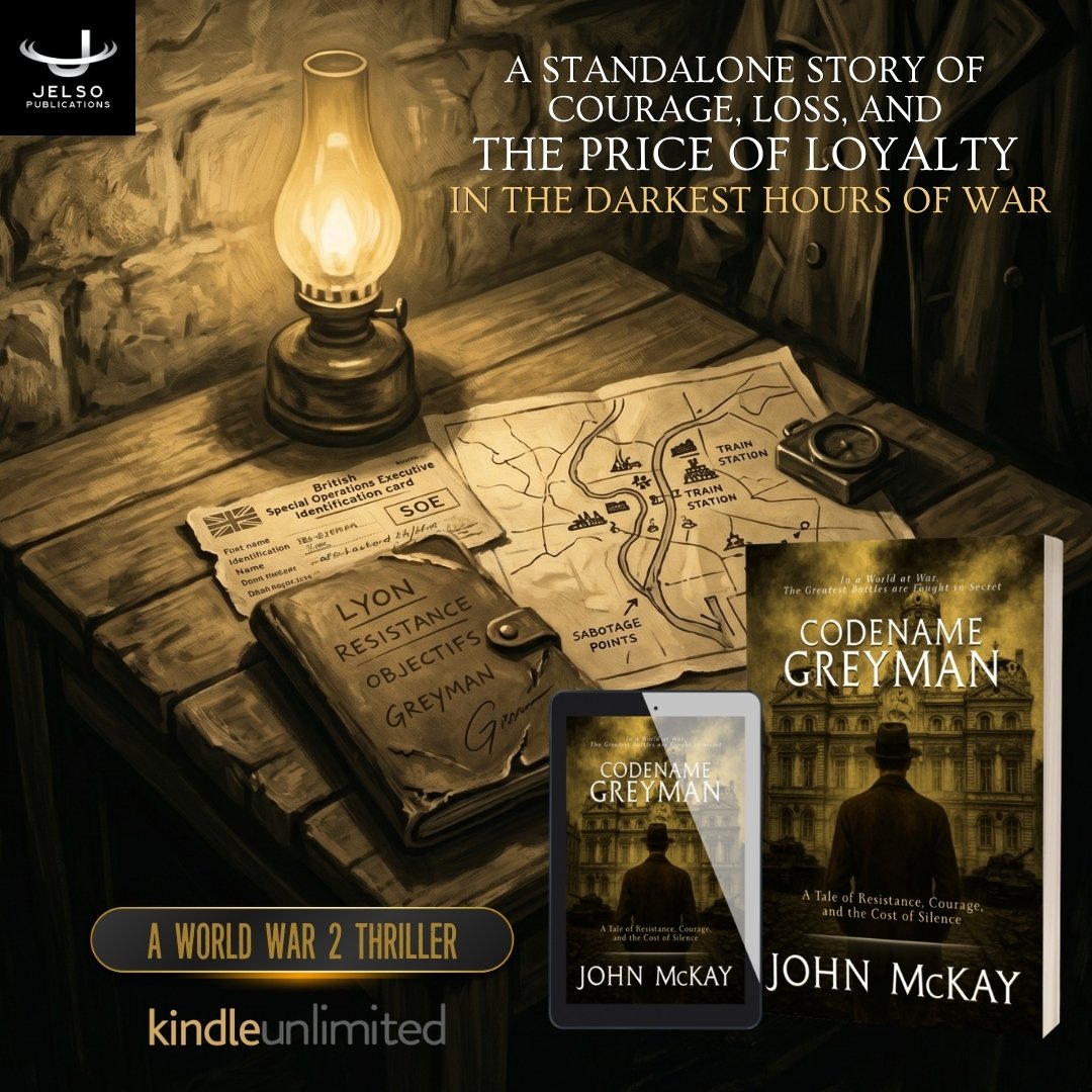 JohnMcKay68's tweet image. Codename Greyman, the 2nd in the #WW2 France trilogy, available for only £3.50/$4.74 on #Kindle 
Link: mybook.to/codenamegreyman
"A gripping thriller..." @authordlewis 
@BookBoost 
#HistoricalFiction #histfic #mustread #ebooks #thriller #BYNR #BookBoost #BookRecommendation #ian1