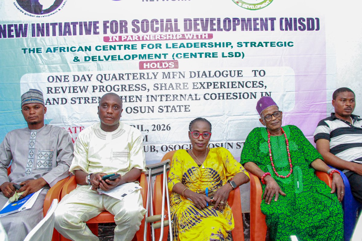 New Initiative For Social Development (NISD) tweet media
