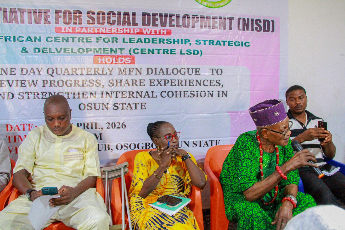 New Initiative For Social Development (NISD) tweet media