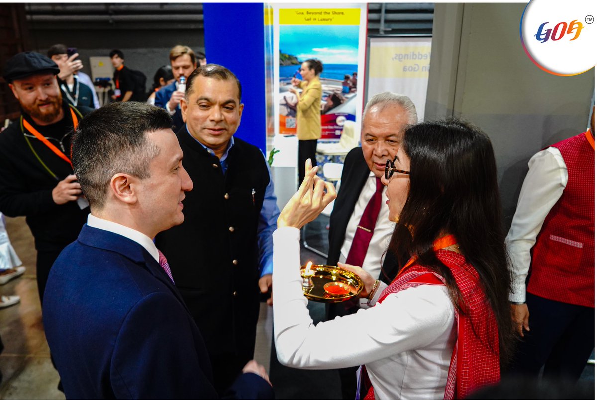 TourismGoa's tweet image. A proud moment as Goa presents its vision for regenerative, experiential and sustainable tourism on the global stage. ✨

#KITF2026 #GoaTourism #GoaAtKITF #Kazakhstan #GlobalTourism