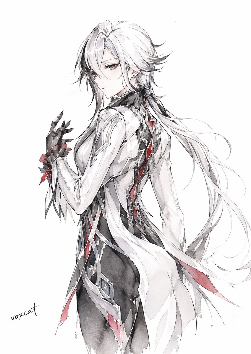 VoxcatAI's tweet photo. 摸索了一套提示词策略，核心是把笔触的“书写感”提出来，而不是单纯堆砌画面元素：

将这个风格模块加入到你的提示词中使用
或者直接填写角色。

【角色/主题】，东亚书写性线性人物彩色插画，白描骨架，线描主导，写意淡设色，毛笔墨线，兼毫笔触，中锋行笔，局部侧锋擦出，飞白笔意，枯笔质感，游丝描发丝，开放式轮廓，断续复线，虚实相生，书写性强，线性优先，笔意主导造型，大面积留白，白底纸面构图，计白当黑，纸地参与画面呼吸，透明水彩罩染，淡墨晕染，局部��骨式铺色，综合色调依据【角色】自动适配，形成统一、完整、清透的彩色完成稿，色层通透，色块纯净，边缘柔和，最小明暗提示，散射光感，弱对比，平面化设色逻辑，人物服装、发型、配饰、身份特征严格依据【角色】本身设定生成，不额外附加汉服、仕女装、古装宽袖等固定服饰模板，重点保留角色原设服装逻辑、线描气质、留白结构与笔墨感，手部结构准确，五指完整清晰，手指数量正确，关节比例自然，手掌与手腕衔接合理，手势明确优雅，完整彩色绘制，人物服装、皮肤、头发、配饰均有清晰统一的色彩表达，画面仅保留专属签名“voxcat”，除此之外不出现任何文字、印章、题字、水印、字幕、标识