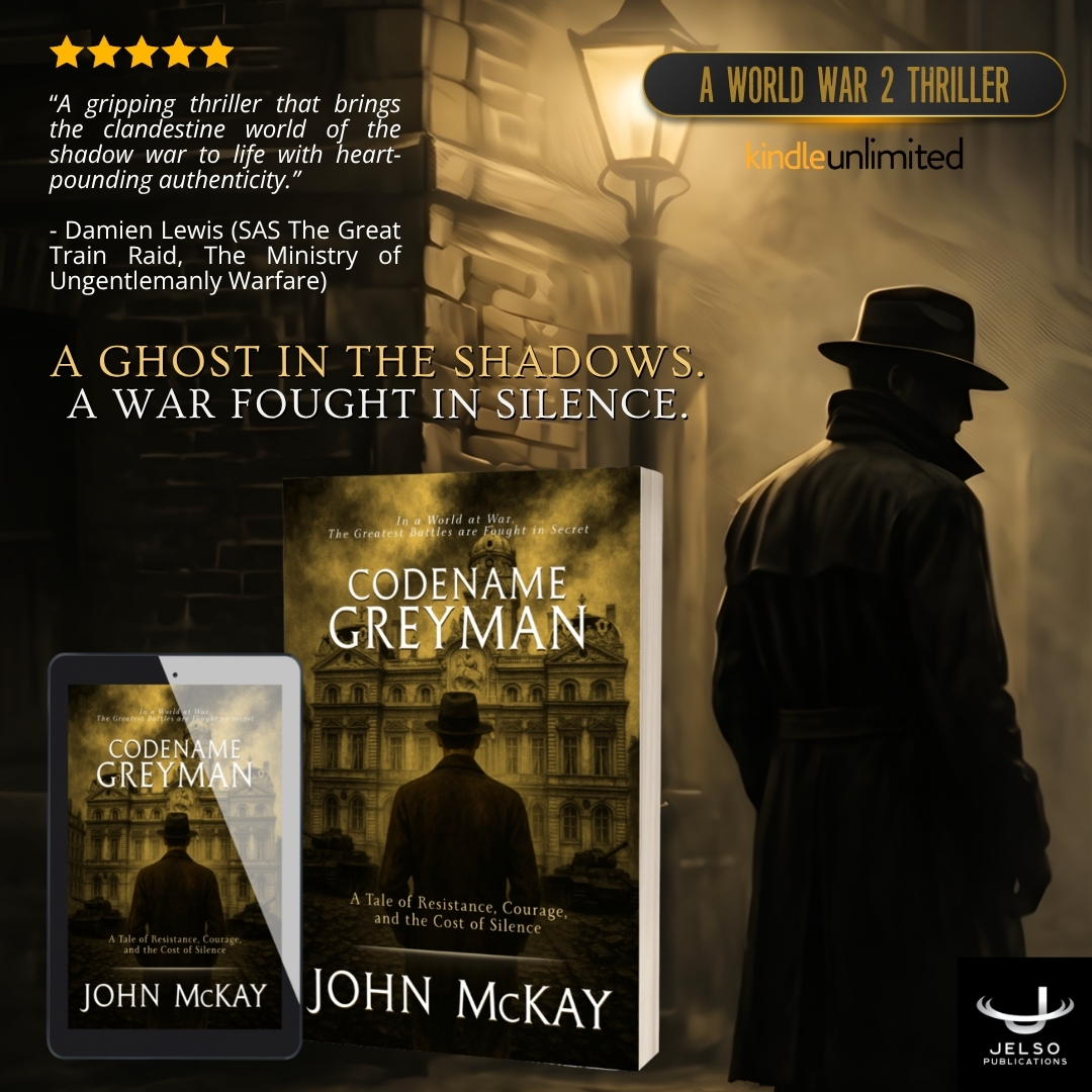 JohnMcKay68's tweet image. Codename Greyman, the 2nd in the #WW2 France trilogy, available for only £3.50/$4.74 on #Kindle 
Link: mybook.to/codenamegreyman
"A gripping thriller..." @authordlewis 
@BookBoost 
#HistoricalFiction #histfic #mustread #ebooks #thriller #BYNR #BookBoost #BookRecommendation #ian1