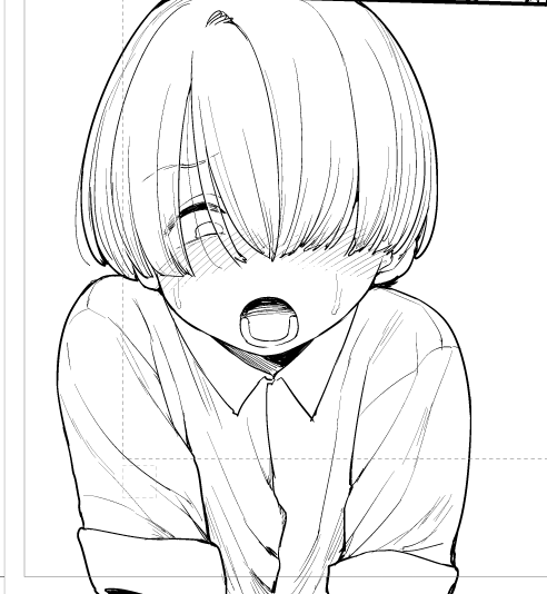 線画もちょっと成長した…か…? 