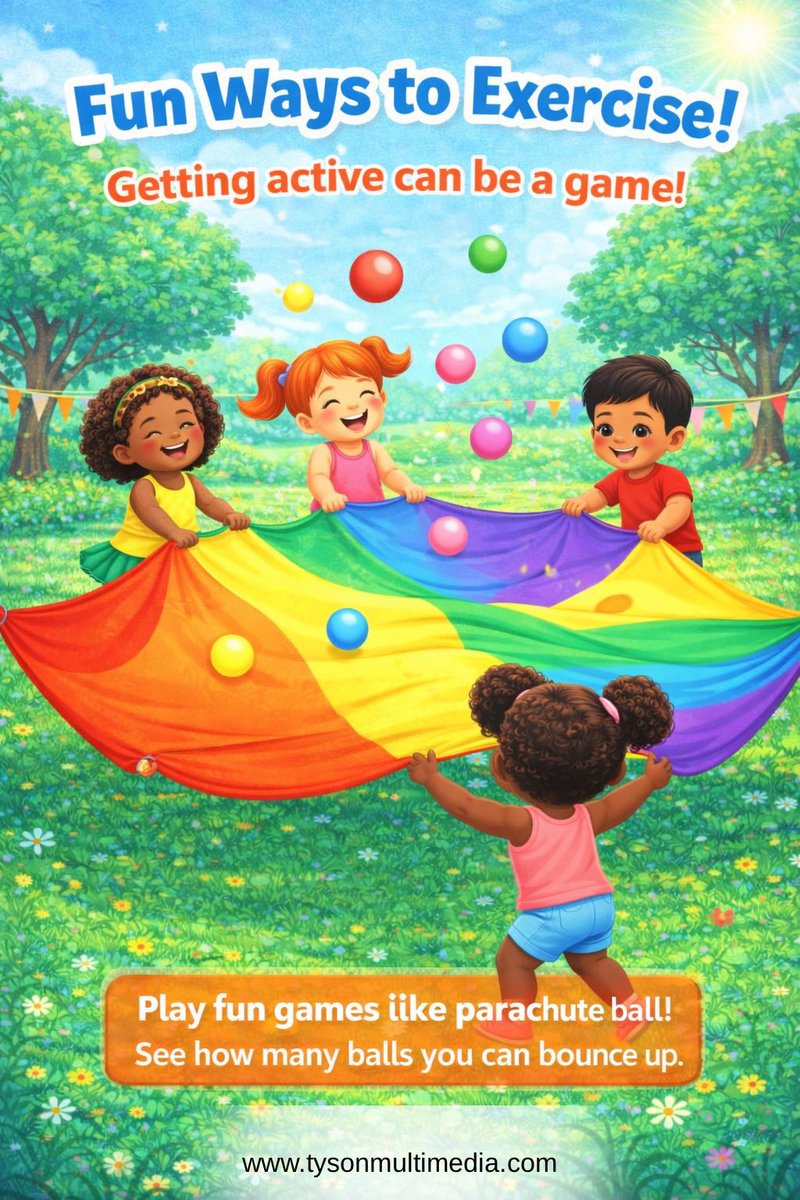 Turn playtime into movement and laughter 🌈 Kids stay active while having a blast with simple games that get everyone involved and smiling!

#ActiveKids #PlayToLearn #HealthyHabits #KidsFitnessFun #tysonmultimedia