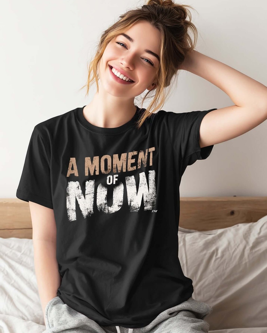 amomentofnow's tweet image. New drop! Mindfulness A Moment Of Now™ Retro Text Unisex T-shirt helps you live in the moment. Soft, breathable tee for daily calm. Try it: amomentofnow.com/products/a-mom… #Mindfulness #LiveInTheMoment