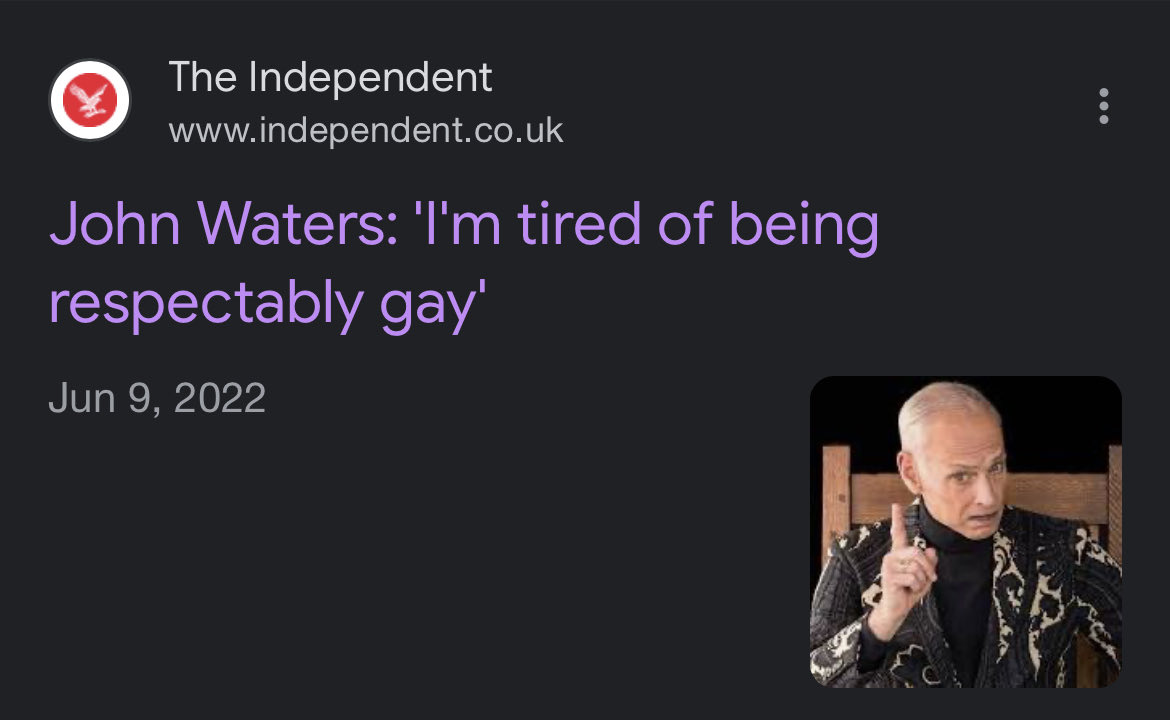 happy birthday john waters