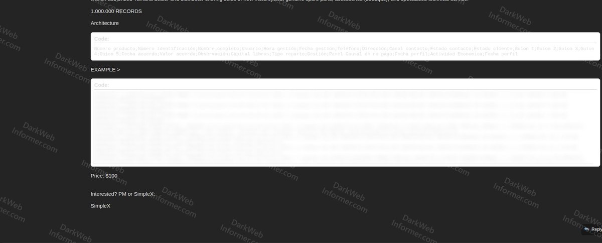 Dark Web Informer tweet media