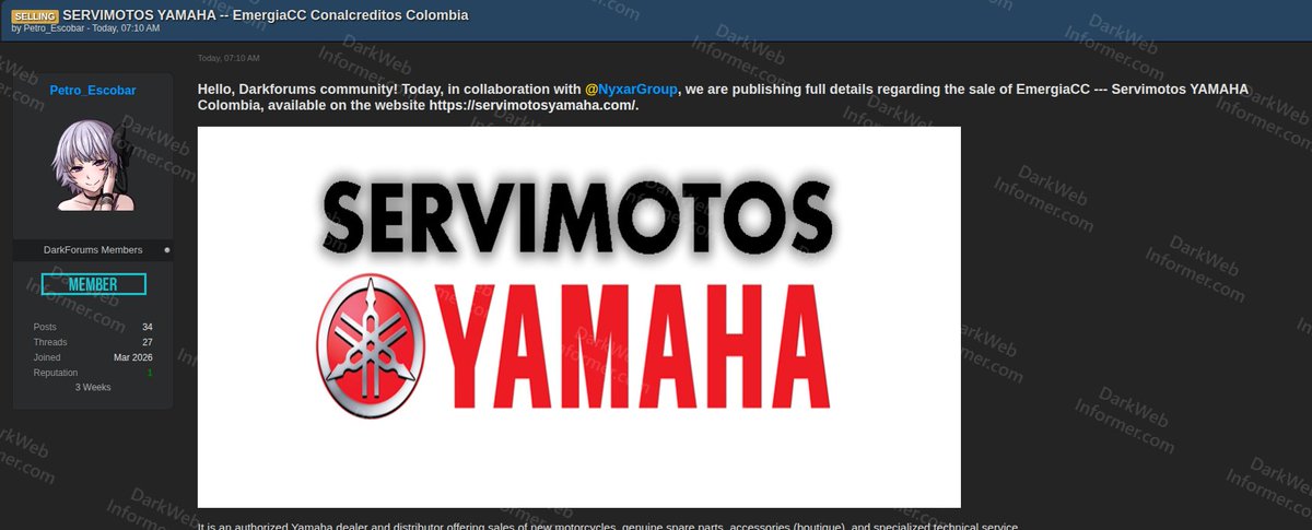 Dark Web Informer tweet media