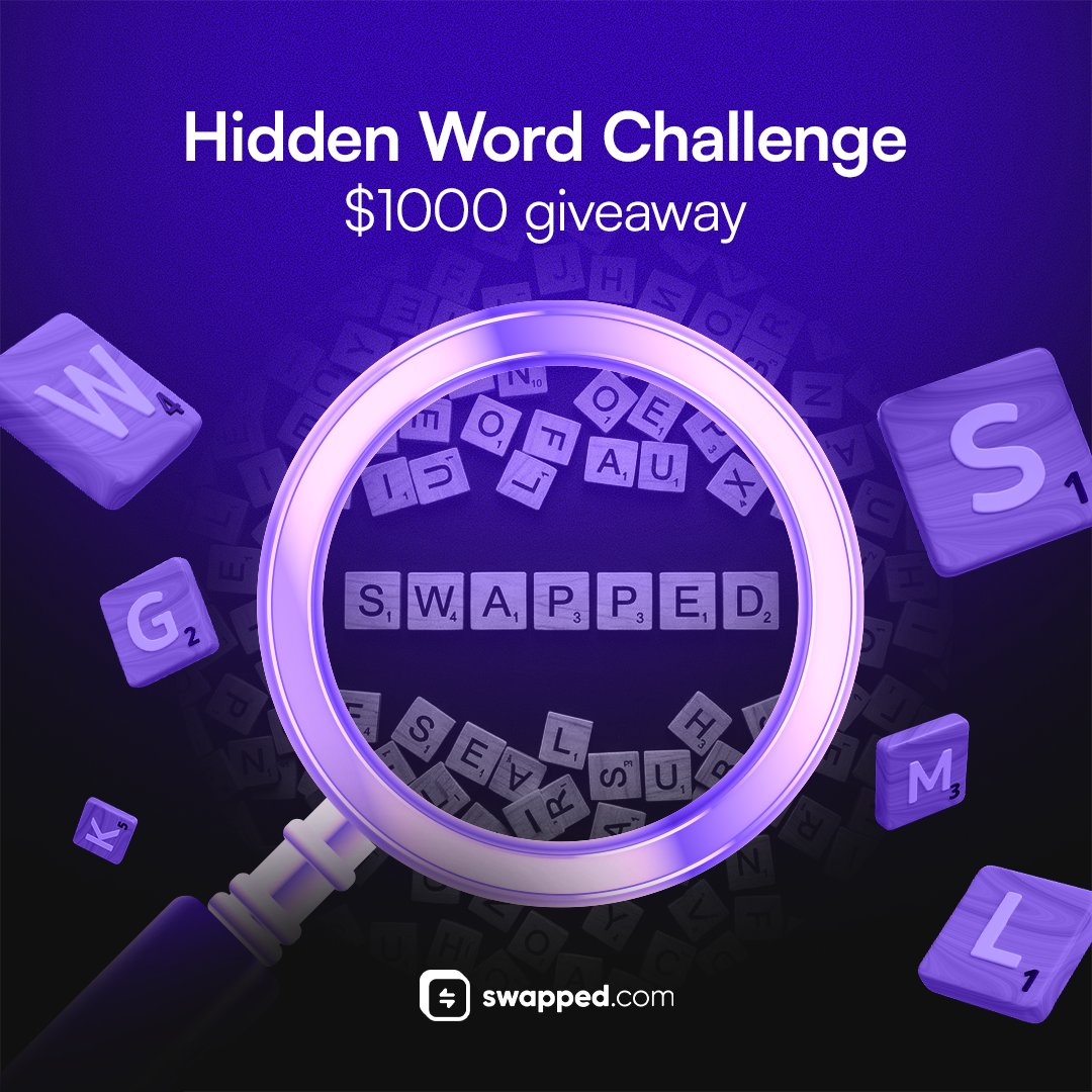All clues are now live across our posts

Found the word yet? 

Reply with it on the quoted post to enter the $1000 giveaway

Winner announced in 3 days
