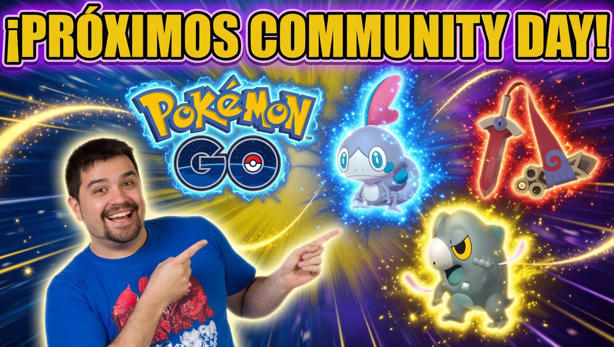 keibron's tweet image. 🚨🔥 ¡OFICIAL! YA tenemos los NUEVOS Community Days y EVENTOS de Pokémon GO… y vienen MUY fuertes 😱

👀 Shiny, bonus increíbles y sorpresas que pueden cambiar el meta…

👉 [youtu.be/bMBT6XMmKvY]

💬 ¿Cuál te hypea más?

#PokemonGO #CommunityDay #PokemonGOEvents
