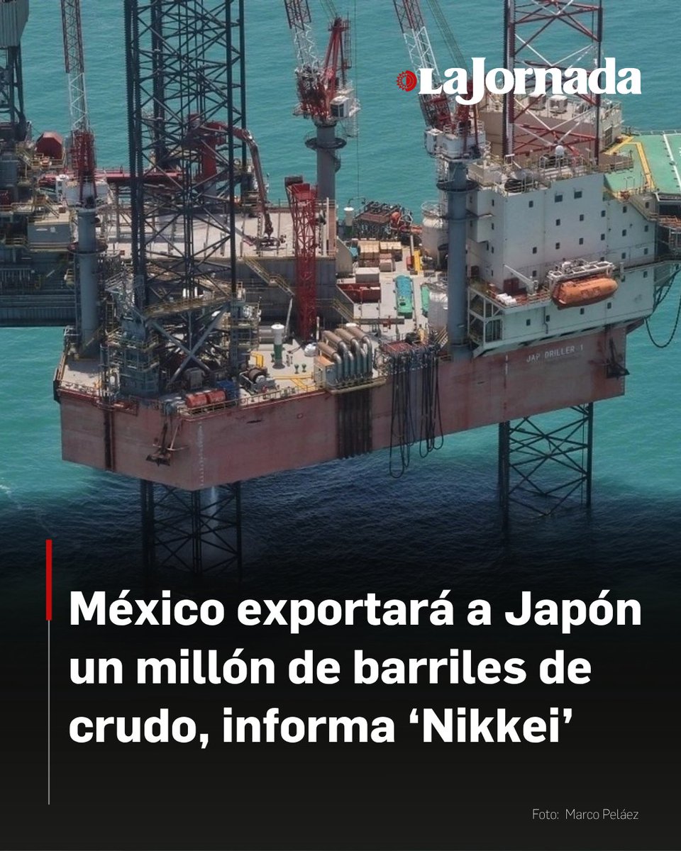 Japón ha acordado importar un millón de barriles de crudo de México, cuya entrega está prevista para julio, en un intento de Tokio por diversificar sus fuentes de energía a raíz del conflicto de Estados Unidos e Israel contra Irán, informó este miércoles el diario económico