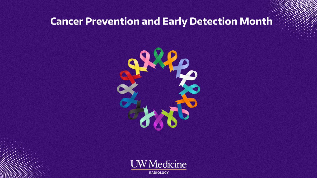 UWRadiology's tweet image. At #UWMedicine, we’re committed to offering effective, accessible cancer screenings. Led by experts at #UWRadiology and @fredhutch, we offer options that can help detect #cancer at its earliest, most treatable stages.