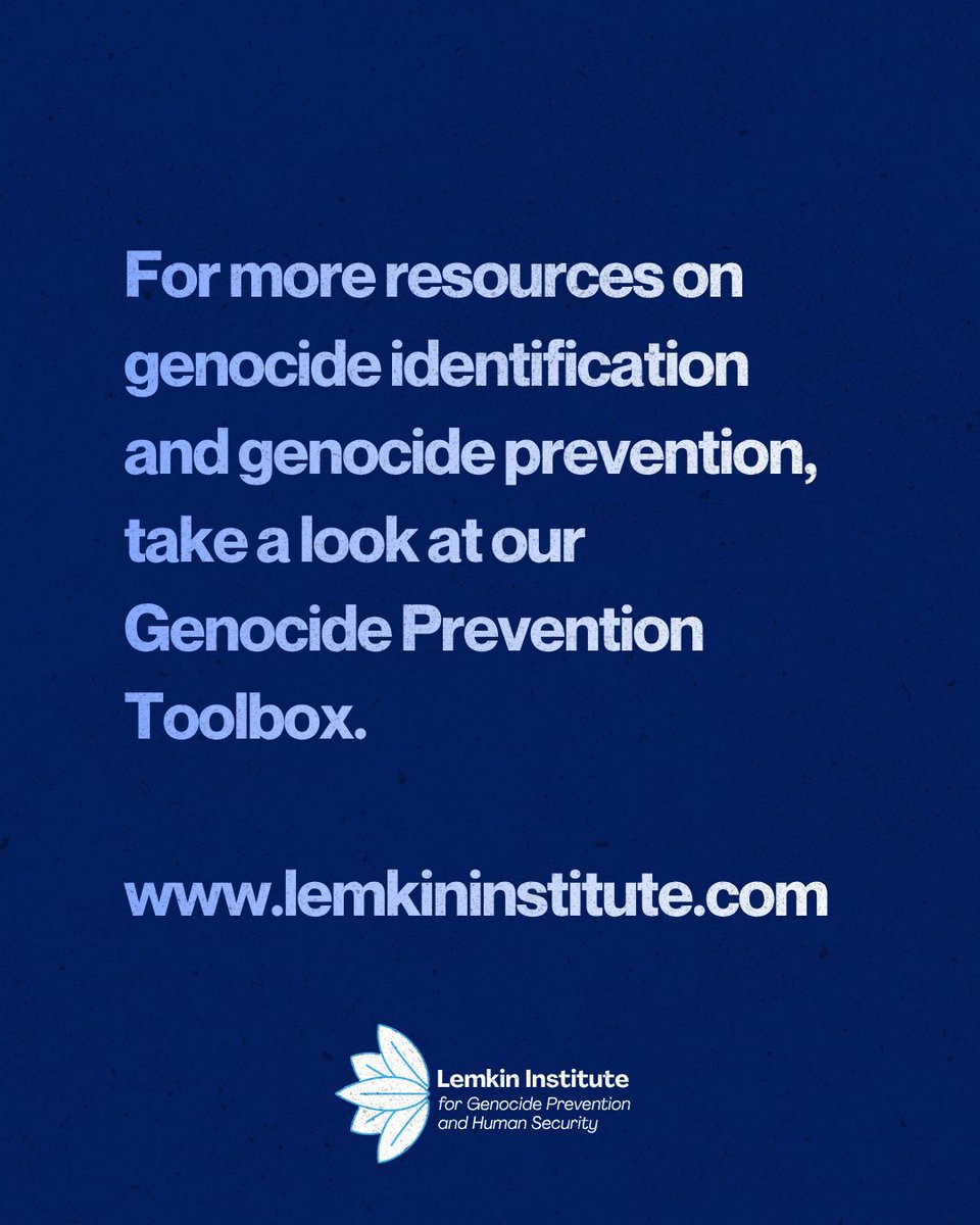 Lemkin Institute for Genocide Prevention tweet media
