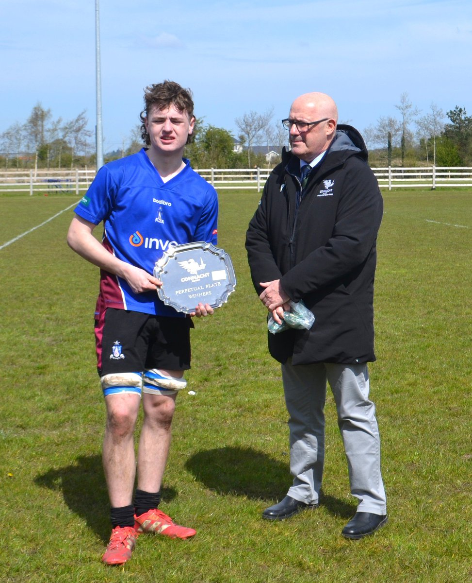 stjarlaths's tweet image. #Congrats to the St. Jarlath's Junior Rugby team that secured a league and cup double today with a 29-5 victory over Dunmore CC🏈
facebook.com/share/p/1BvfcT…