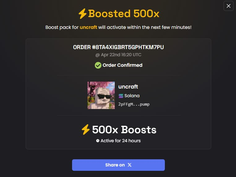 KrgKevingreene's tweet photo. ⚡ We’ve officially secured boosts!

Our project is now powered up with fresh energy and visibility let’s push things to the next level
Big moves ahead. Stay tuned🔥

CA: 2pFFgMtw7GkE6Kr6Xpg81mqDvEihhoafg64HdheKpump

#solana #web3 #pumpswap https://t.co/87hJdP6iq1