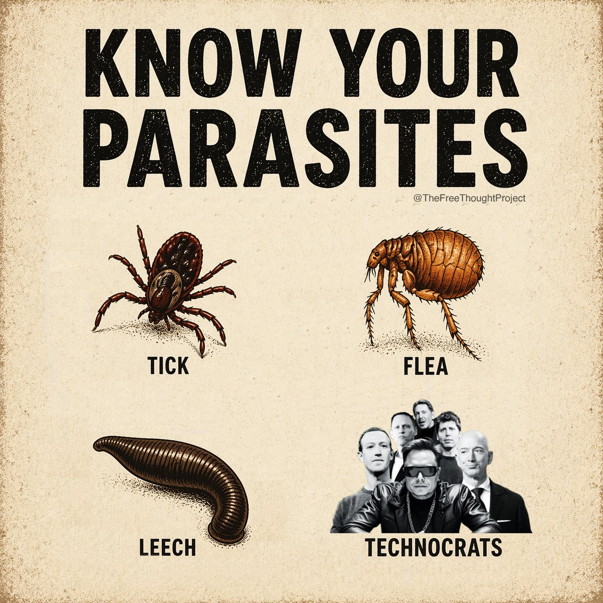 Some parasites need blood. Some need data, regulatory capture and government contracts.