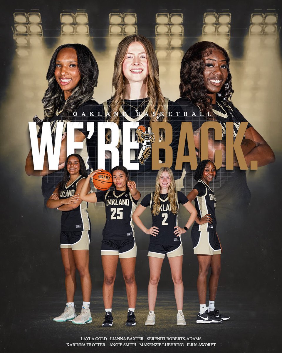 Oakland Women's Basketball tweet media